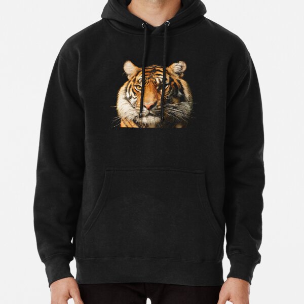 tiger face hoodie