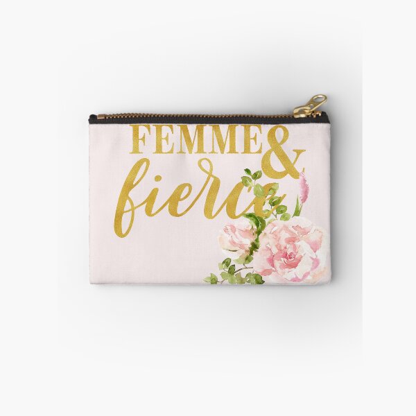 Item preview, Femme and Fiere floral gold designed and sold by UtArt.
