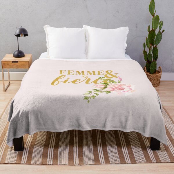 Item preview, Femme and Fiere floral gold designed and sold by UtArt.