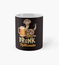 Savvy Turtle Crazy As A Drunk Rattlesnake Classic Mug