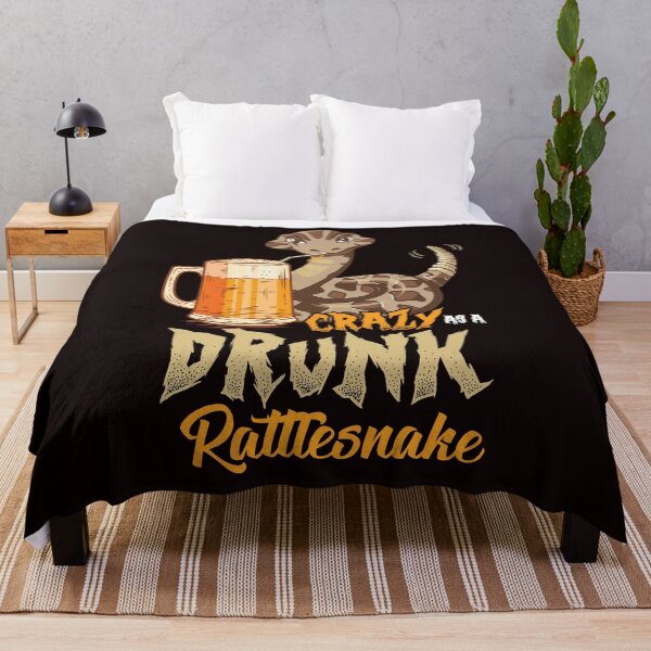 Item preview, Savvy Turtle Crazy As A Drunk Rattlesnake designed and sold by SavvyTurtle.