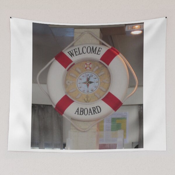 Item preview, Welcome Aboard Life ring designed and sold by raosnop.