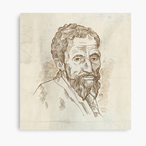 Item preview, Hand drawn vector portrait. Michelangelo designed and sold by Doomko.