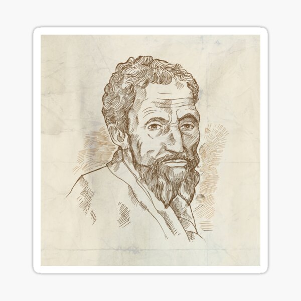 Item preview, Hand drawn vector portrait. Michelangelo designed and sold by Doomko.