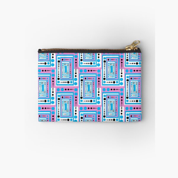 Item preview, Pink and blue geometric pattern designed and sold by M-Lorentsson.