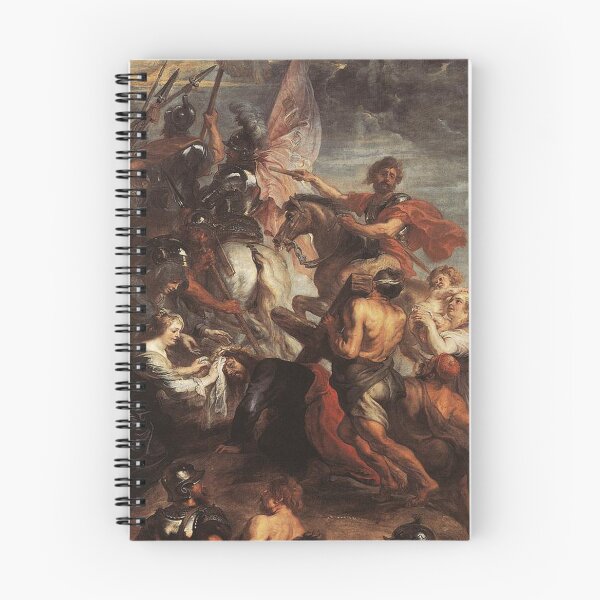Item preview, Vintage painting of a battle designed and sold by Vintage Designs +.