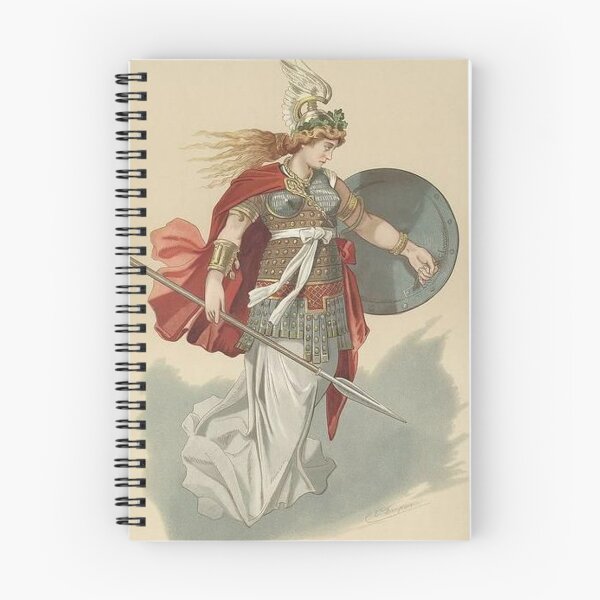 Item preview, Valkyrie illustration designed and sold by Vintage Designs +.
