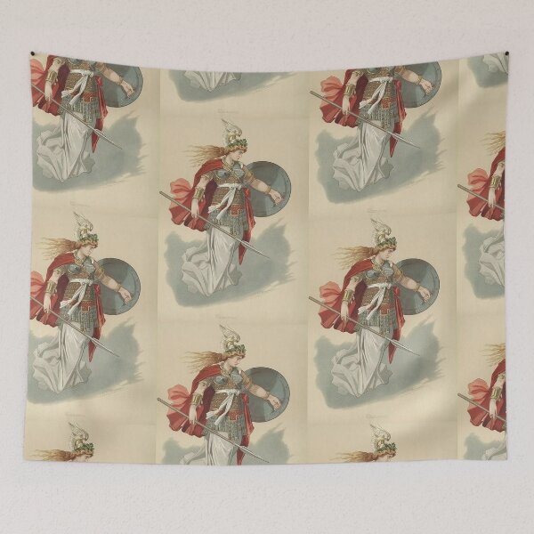 Item preview, Valkyrie illustration designed and sold by Vintage Designs +.