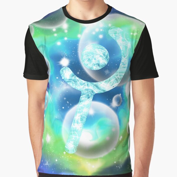 White Mage Galaxy Graphic T-Shirt