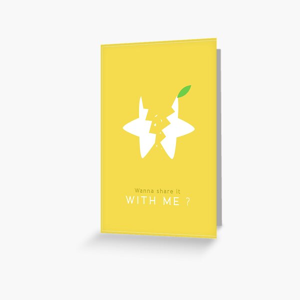 Share with me a paopu fruit Greeting Card