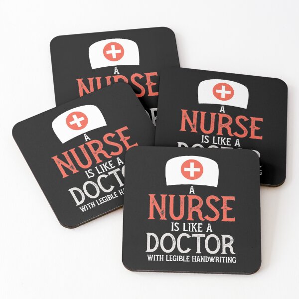 Item preview, Nurse appreciation week - a nurse is like a doctor with legible handwriting designed and sold by PincGeneral.