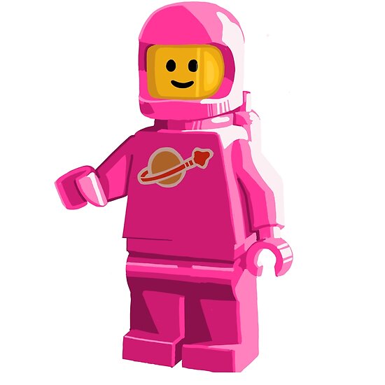 lego pink spaceman