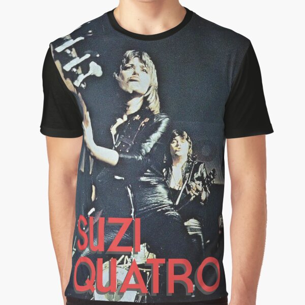 Suzi Quatro 70s Punk Icon Graphic T-Shirt