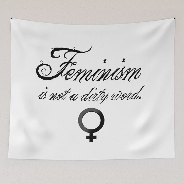 Item preview, Feminism is not a dirty word designed and sold by Blucif3r.