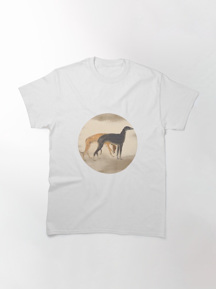 Alternate view of Two Greyhounds Classic T-Shirt