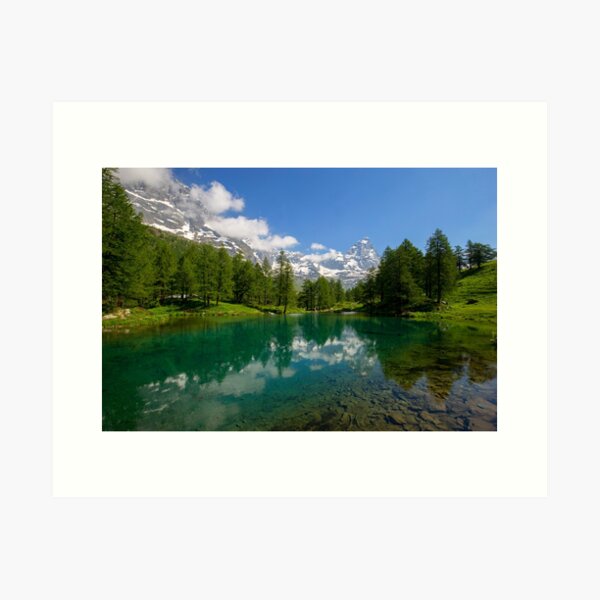 Lake Cervino Art Print