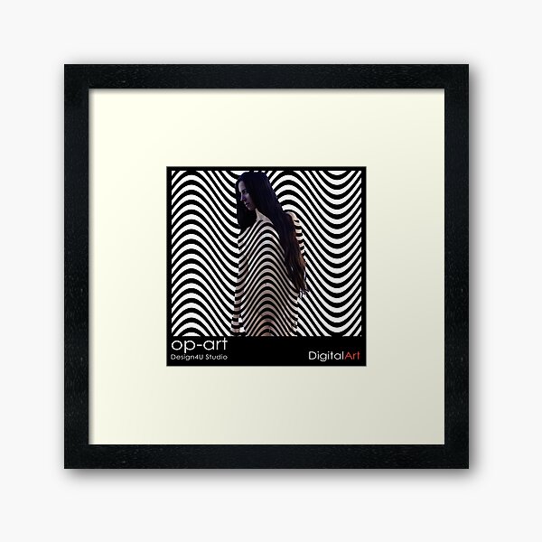 Aperçu de l'œuvre Op art 10 créée et vendue par Design4uStudio.