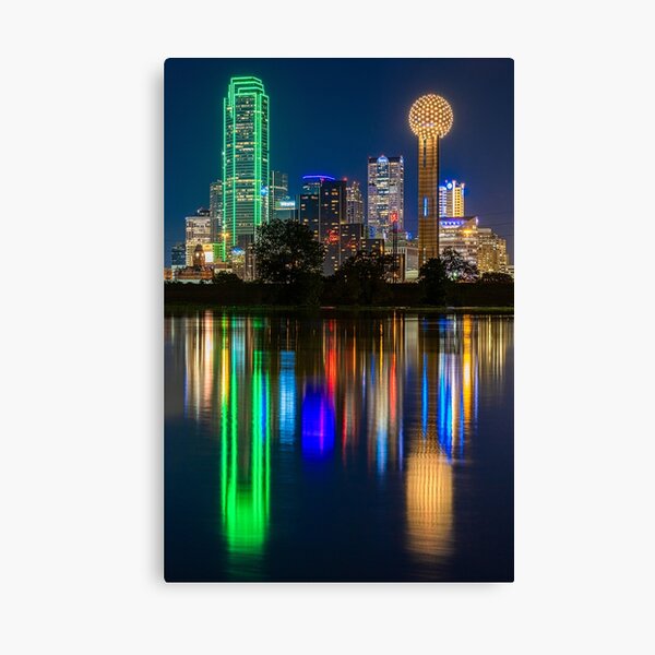 Item preview, Dallas Skyline Reflection in Trinity designed and sold by josephhaubert.