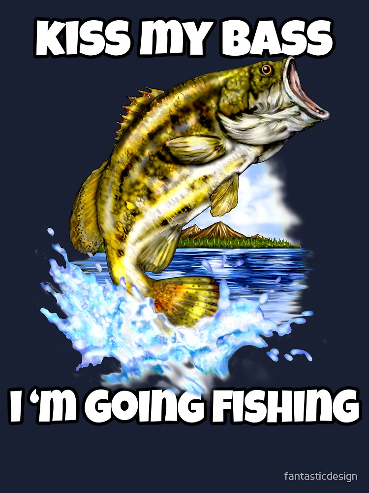 I'm One Bad Bass Dad - Funny Bass Fishing T-Shirt