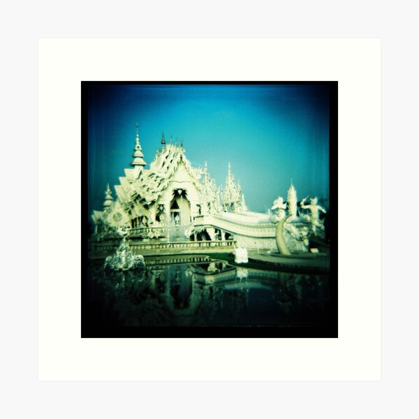 White Temple Art Print