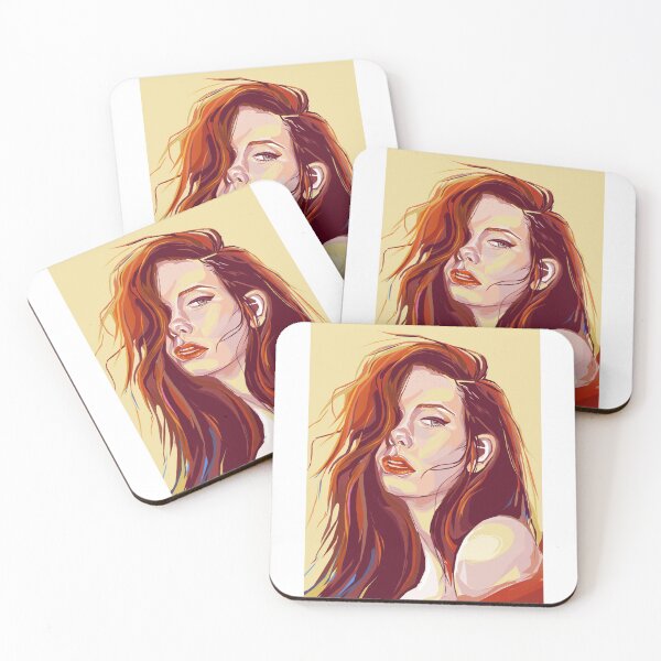 Item preview, Beautiful Ginger Blonde Portrait designed and sold by WULFLAND ARTS.