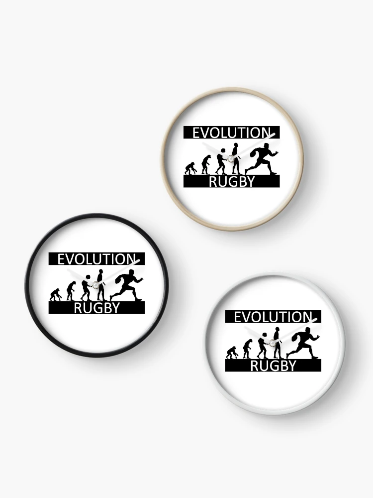 Thumbnail 3 of 4, Clock, Evolution Rugby designed and sold by AndiHK.