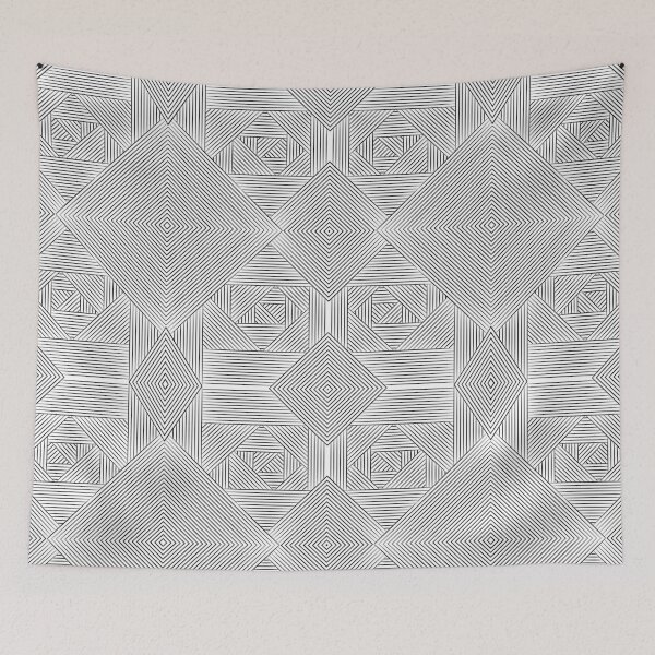 Item preview, Line Art Minimalist Geometric Pattern designed and sold by BluePlanet.