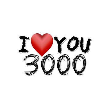 Artwork thumbnail, I Love You 3000 by Vk91