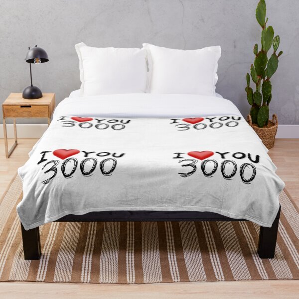 I Love You 3000 Throw Blanket
