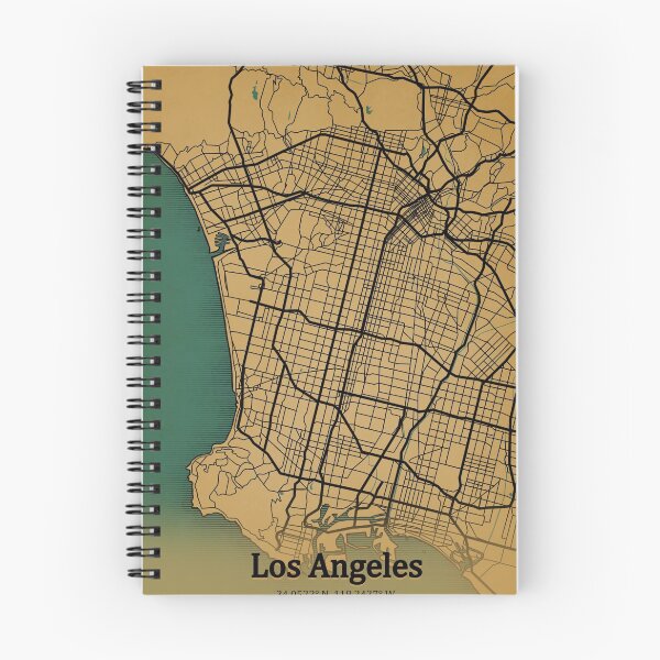 Item preview, Los Angeles Vintage Map designed and sold by euglenii.