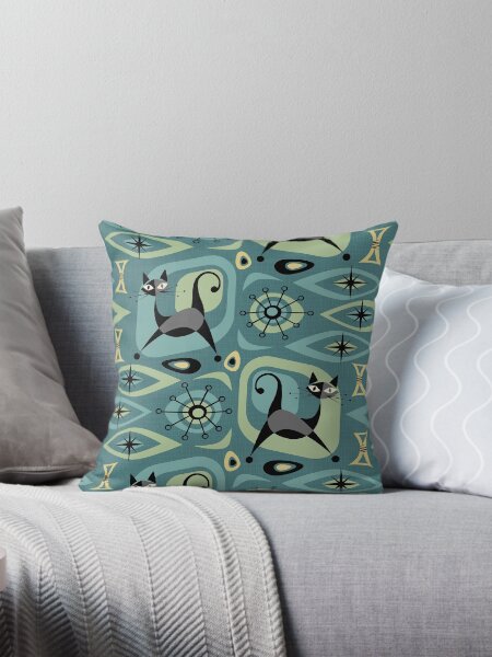 Item preview, Mid Century Cat Abstract ©️studioxtine  designed and sold by studioxtine.
