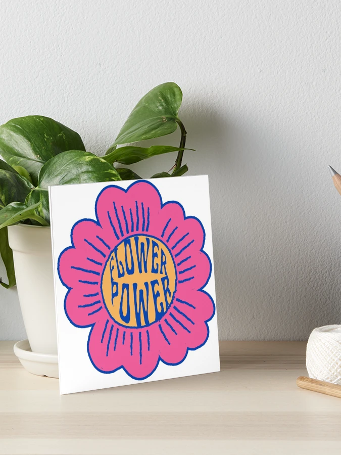 Flower Power 60's 70s Retro Vintage Hippie Gardening