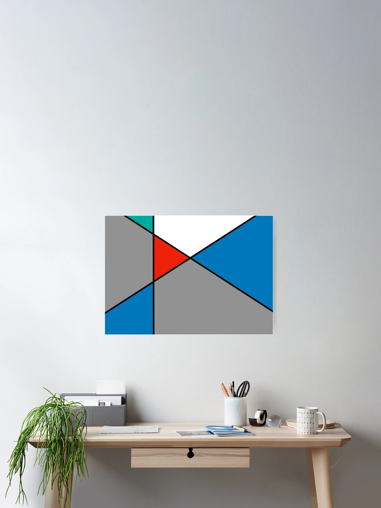 Thumbnail 2 of 3, Poster, Abstract 'Intersection' designed and sold by Adam Regester.