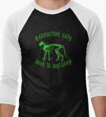 Radioactive Cats Men's Baseball ¾ T-Shirt