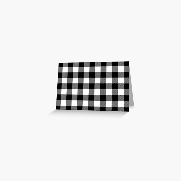 Lumberjack - White/Black Greeting Card