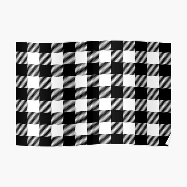 Lumberjack - White/Black Poster