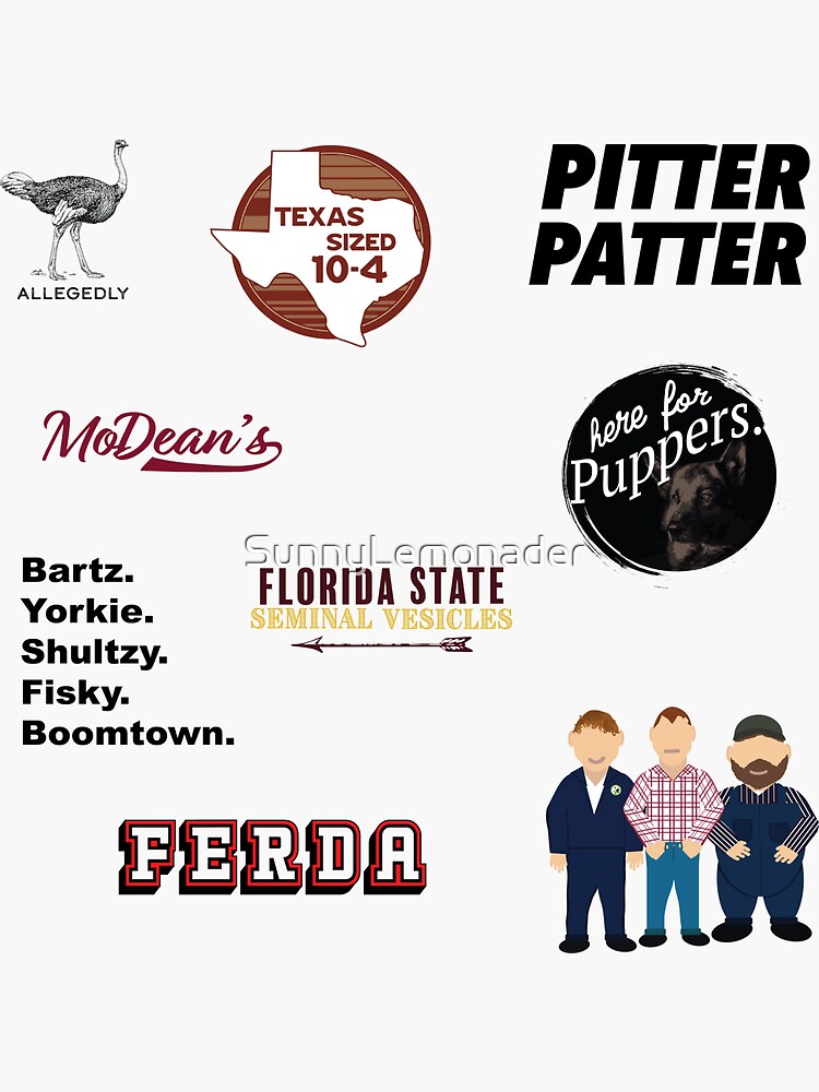 Ultimate Letterkenny Sticker Pack and Sock Bonanza by SunnyLemonader