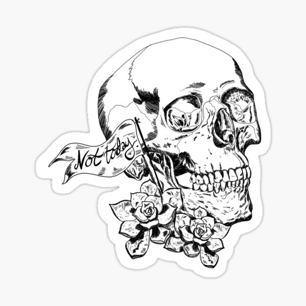 What Do We Say To The God Of Death Stickers | Redbubble