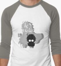 The Villain in Glasses Men's Baseball ¾ T-Shirt
