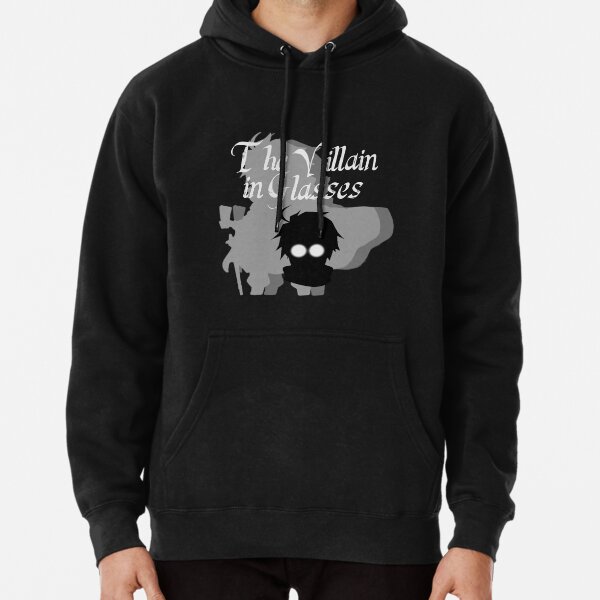 The Villain in Glasses Pullover Hoodie