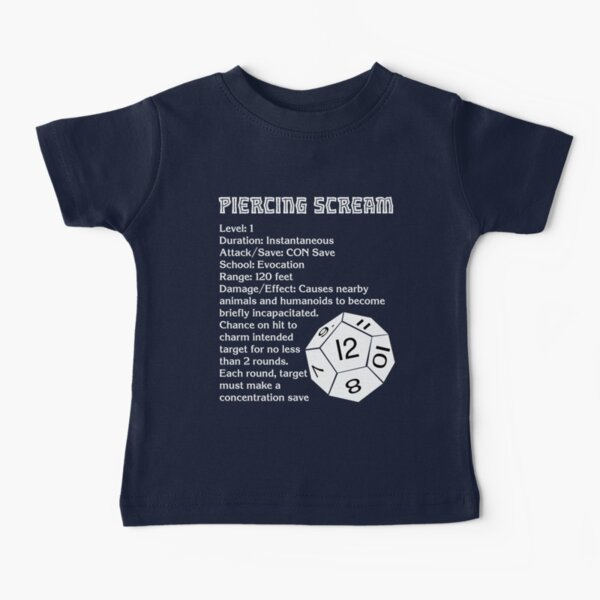 Piercing Scream Cantrip Baby T-Shirt