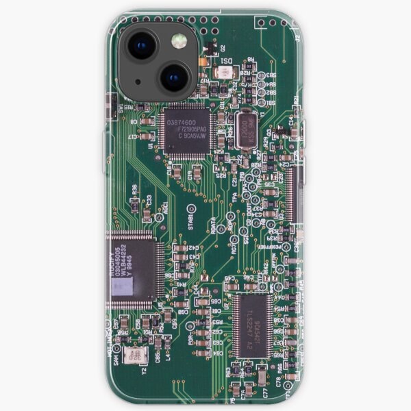 Circuit Board iPhone Soft Case