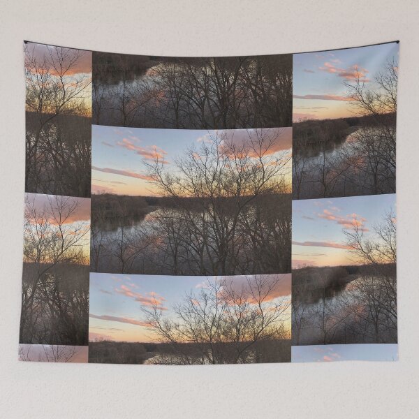Item preview, Sunset on the Mississippi River designed and sold by LadyRachelJ.