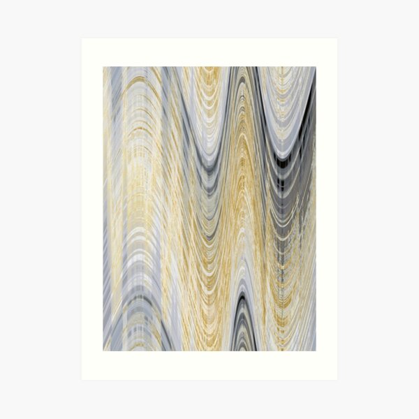 Flowing Satin River Art Print