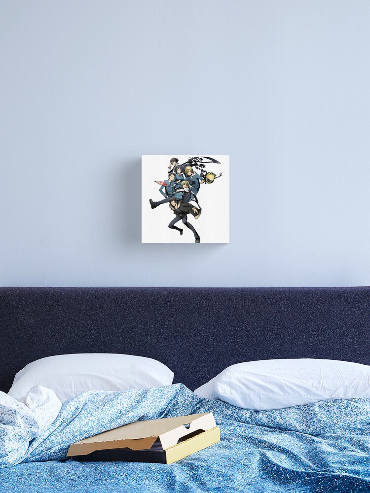Aperçu 2 sur 3. Impression sur toile avec l'œuvre Durarara !! Mashup (Anime) créée et vendue par shizazzi.