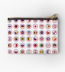 We Are America Multinational Patriot Flag Collective 2.0 Zipper Pouch
