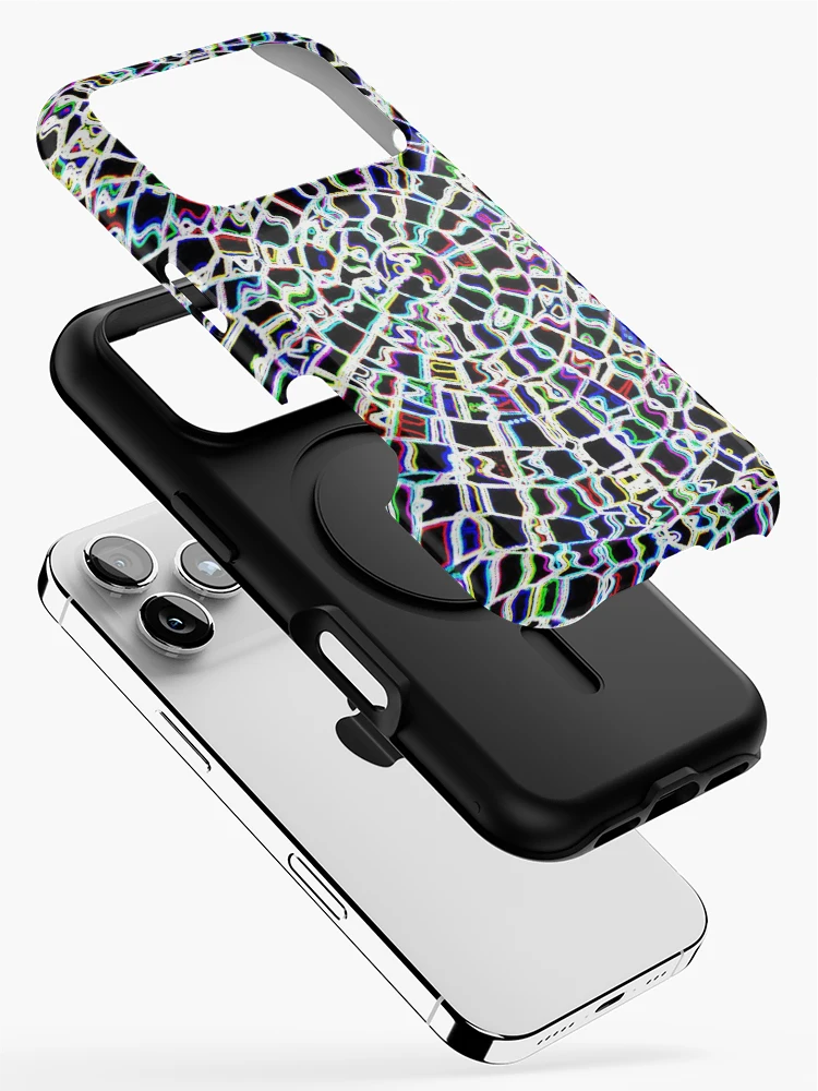 Thumbnail 2 of 4, iPhone Case, Neon Catherine Wheel designed and sold by RJBPhotoDesign.