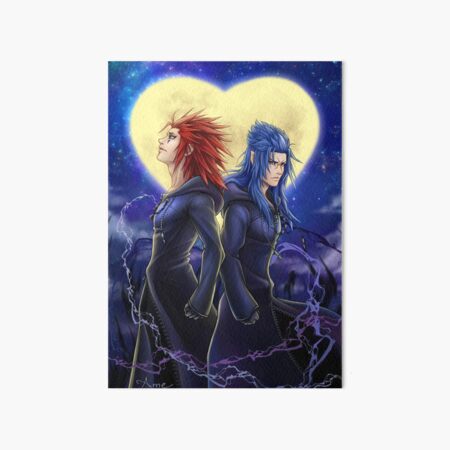 Vista previa del artículo con la obra «Axel & Saix bonds - Kingdom Hearts», diseñado y vendido por AmeNocturna.