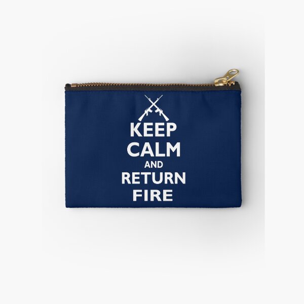 Item preview, Town Tees Keep Calm Return Fire Shirt designed and sold by TownTees.