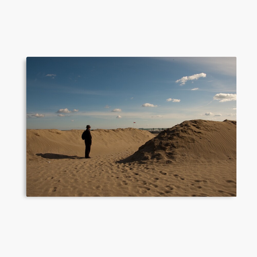 "This is not a Tourist," Lido Beach, Venice, Italy Canvas Print
